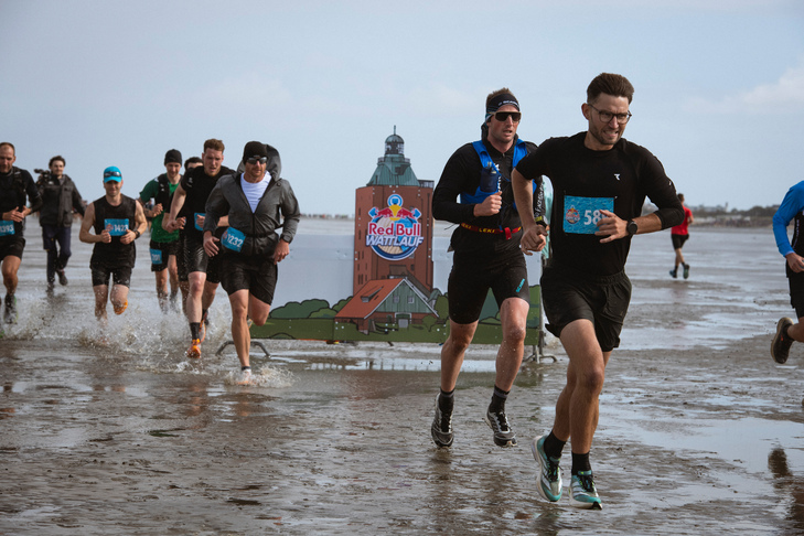 Schlick, Priele und starke Duelle beim Red Bull Wattlauf