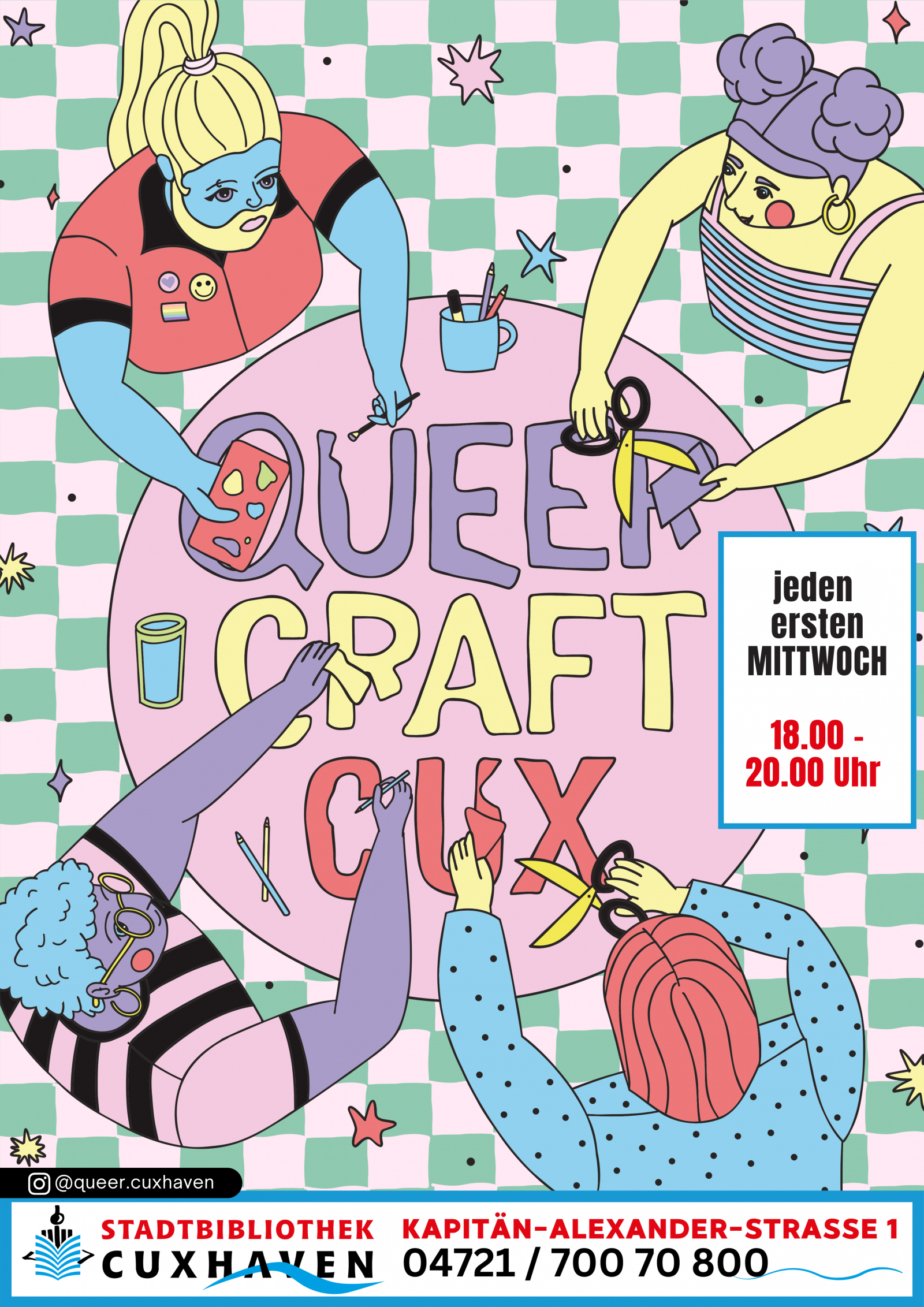 „Queer Craft Cux“: Gemeinsam handarbeiten, Vielfalt leben